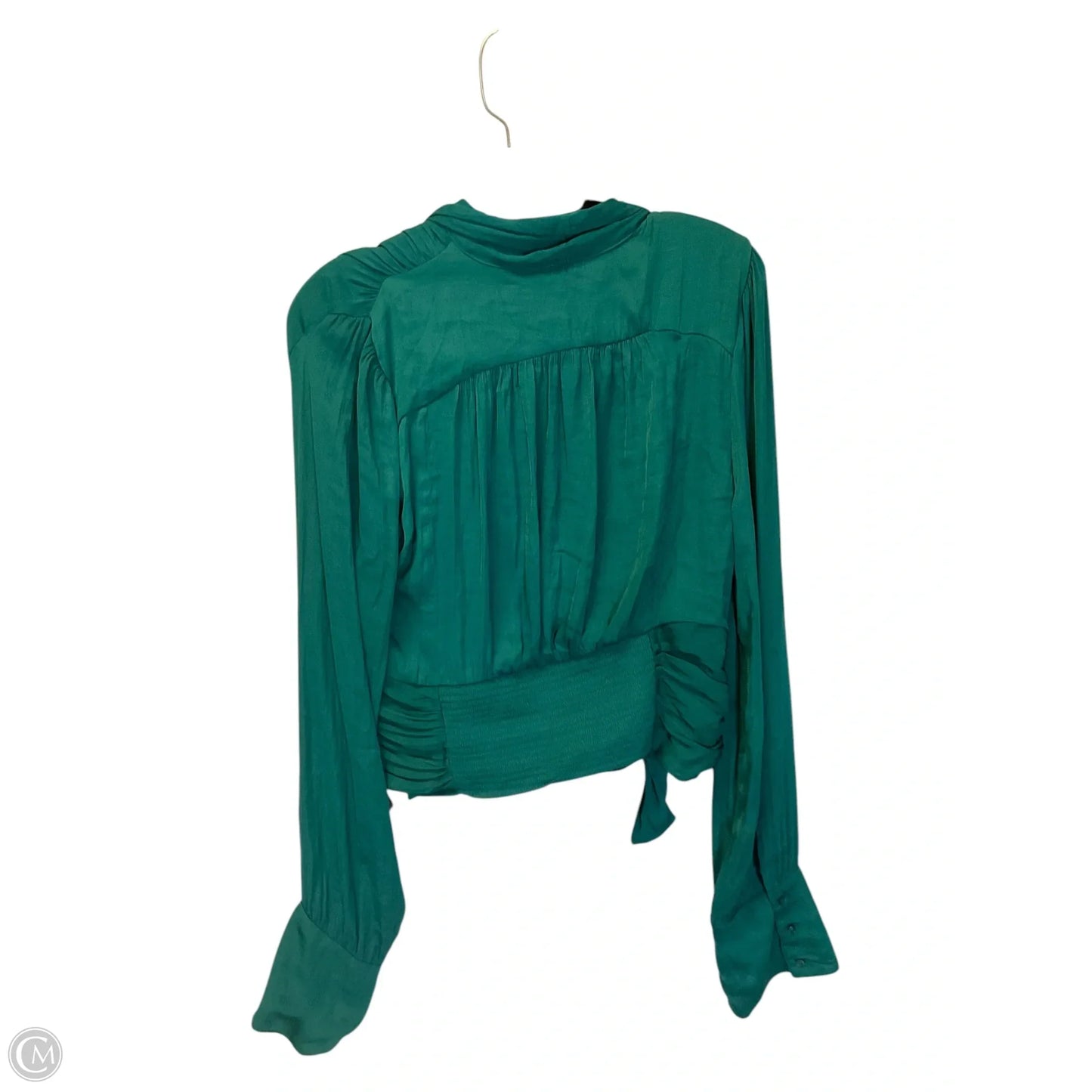 Top Long Sleeve By Free People In Green, Size: L