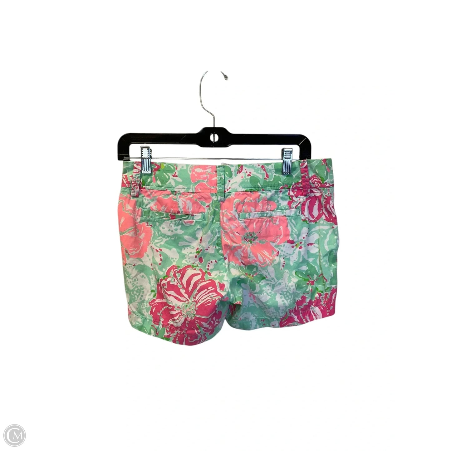 Shorts Designer By Lilly Pulitzer In Blue & Pink, Size: 0