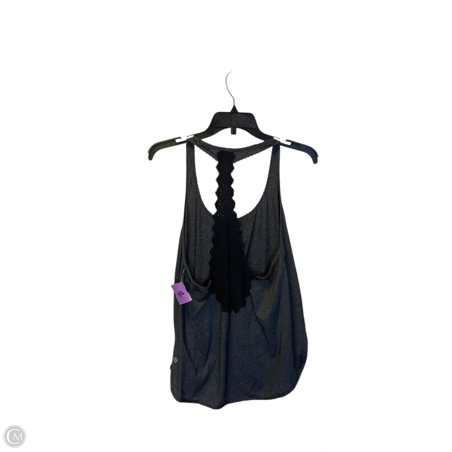 Athletic Tank Top By Lululemon In Grey, Size: L