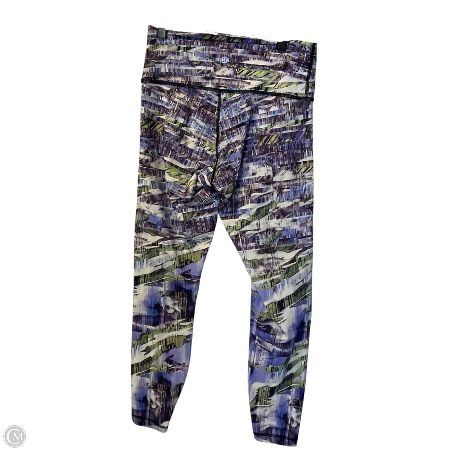 Athletic Leggings By Lululemon In Multi-colored, Size: 8