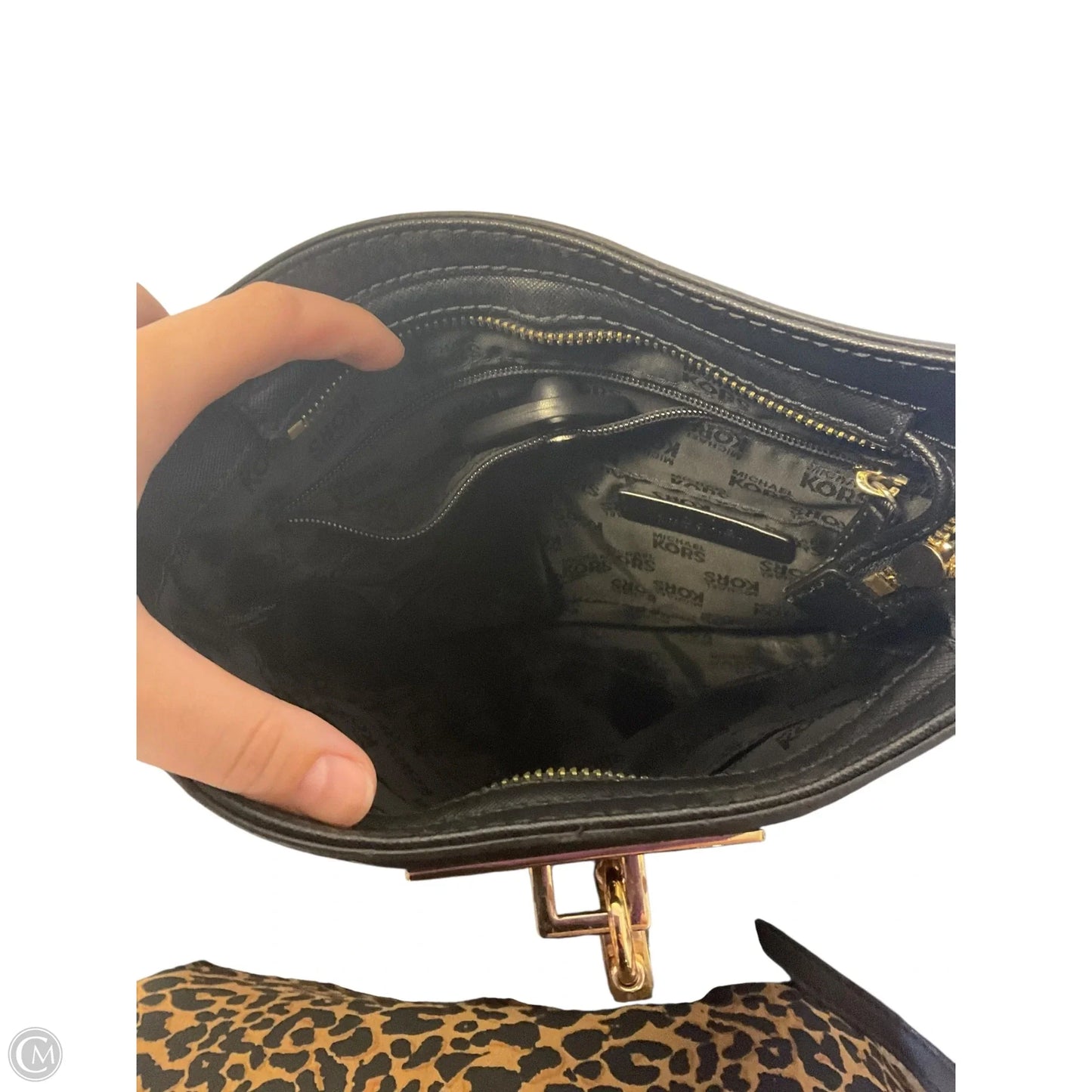 Crossbody Designer By Michael Kors, Size: Medium