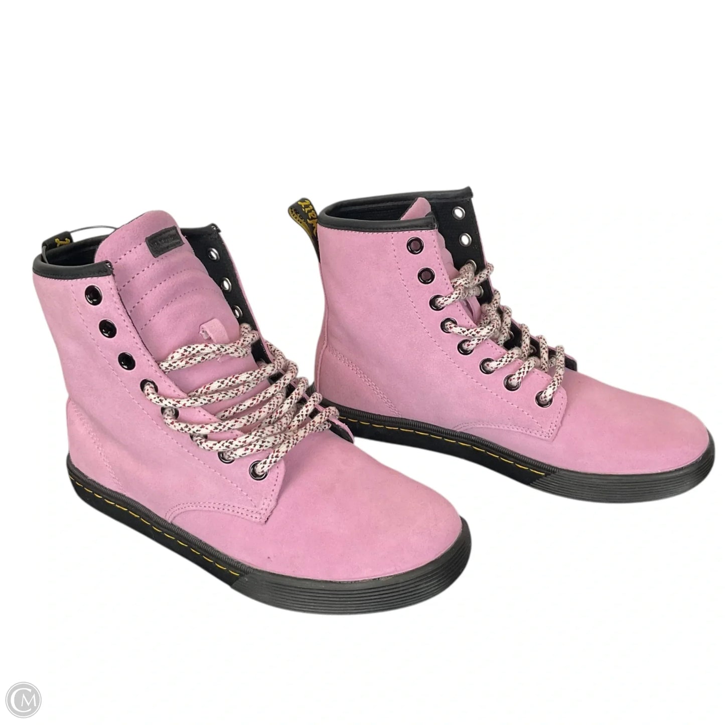 Boots Ankle Flats By Dr Martens In Pink, Size: 6