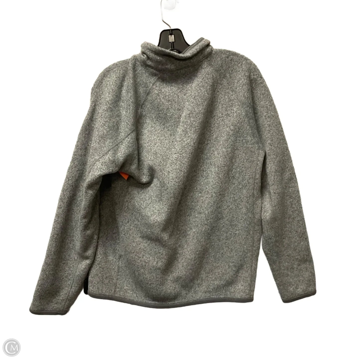 Sweatshirt Collar By Patagonia In Grey, Size: M