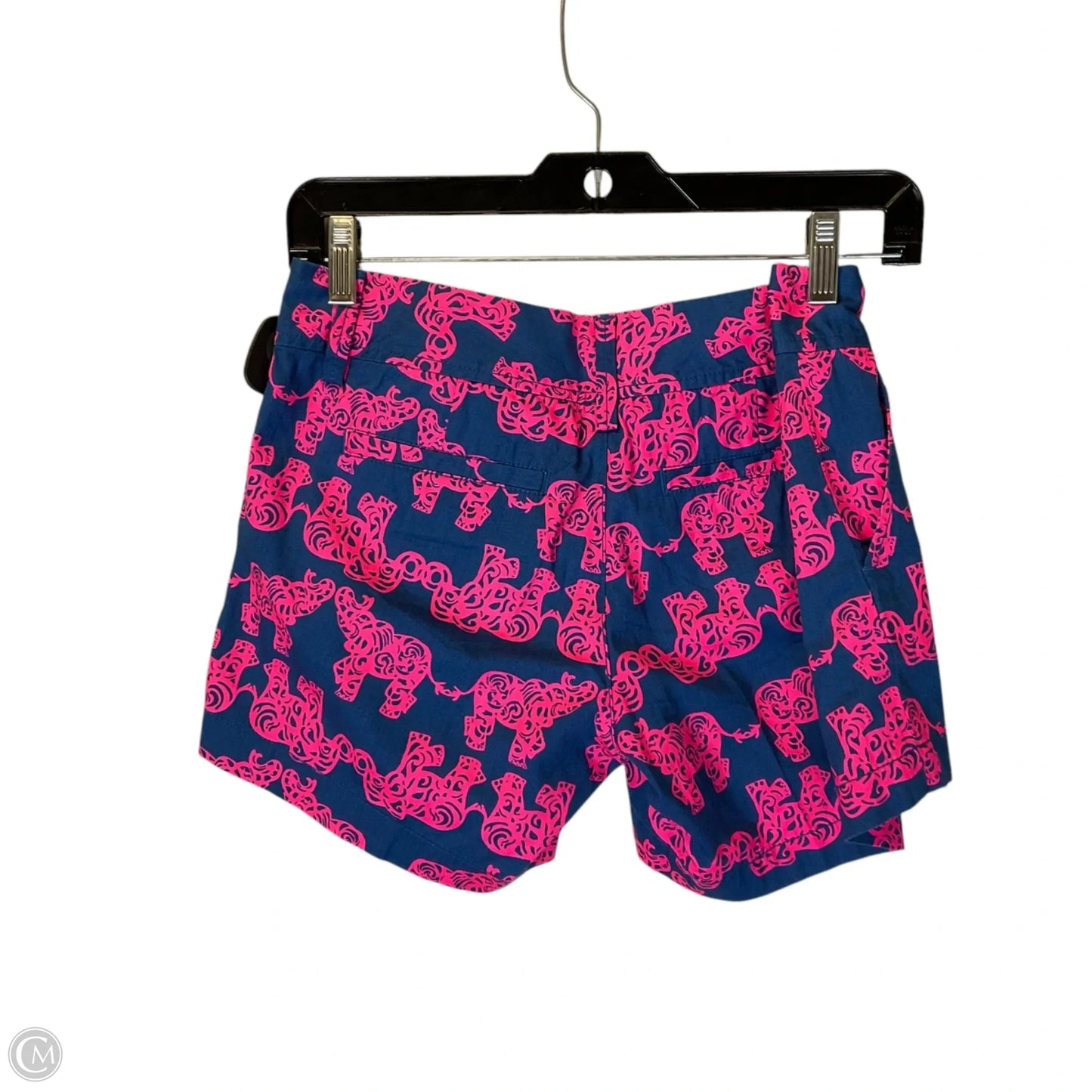 Shorts Designer By Lilly Pulitzer In Blue & Pink, Size: 0