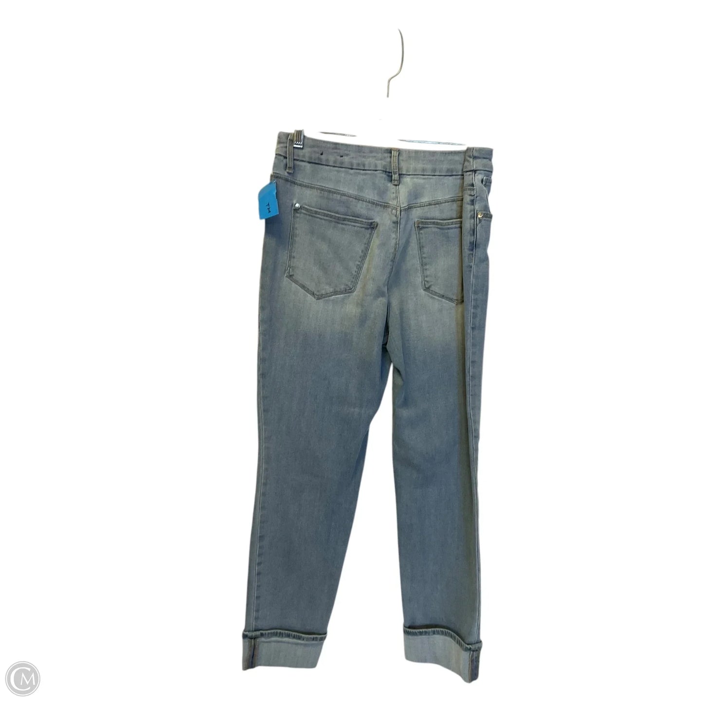 Jeans Boyfriend By Chicos In Blue Denim, Size: 2