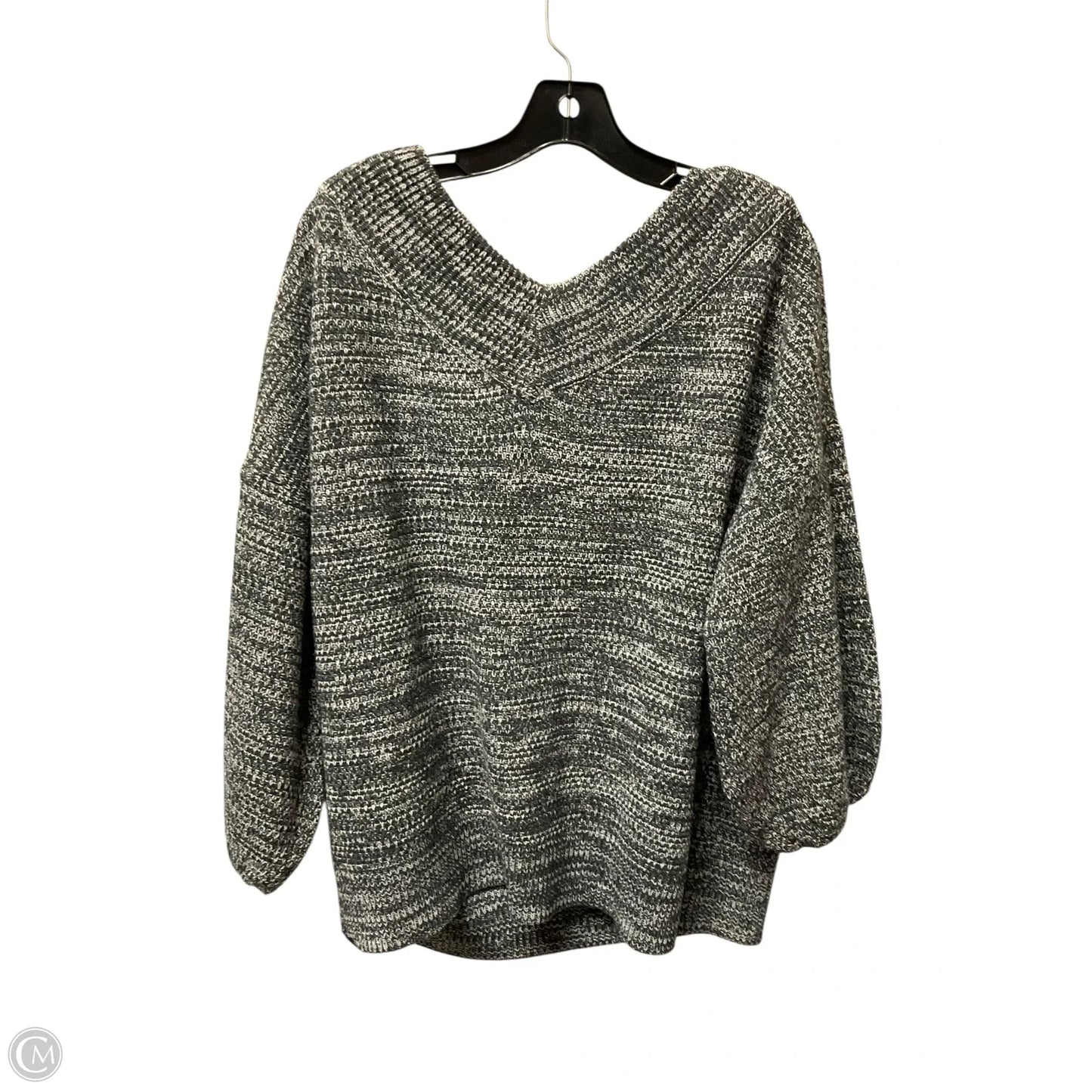 Sweater By Zenana Outfitters In Grey, Size: L