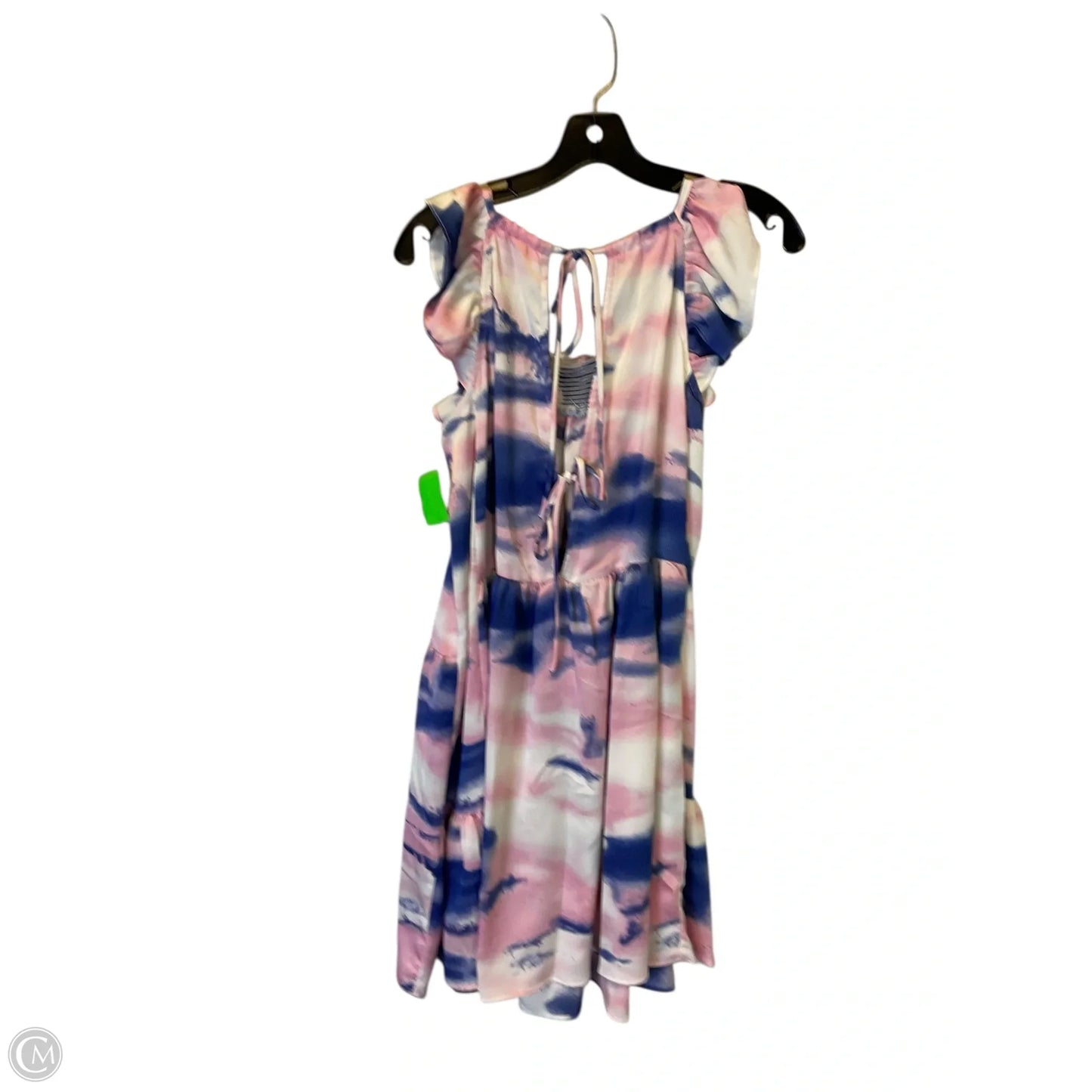 Dress Party Short By Ces Femme In Blue & Pink, Size: S