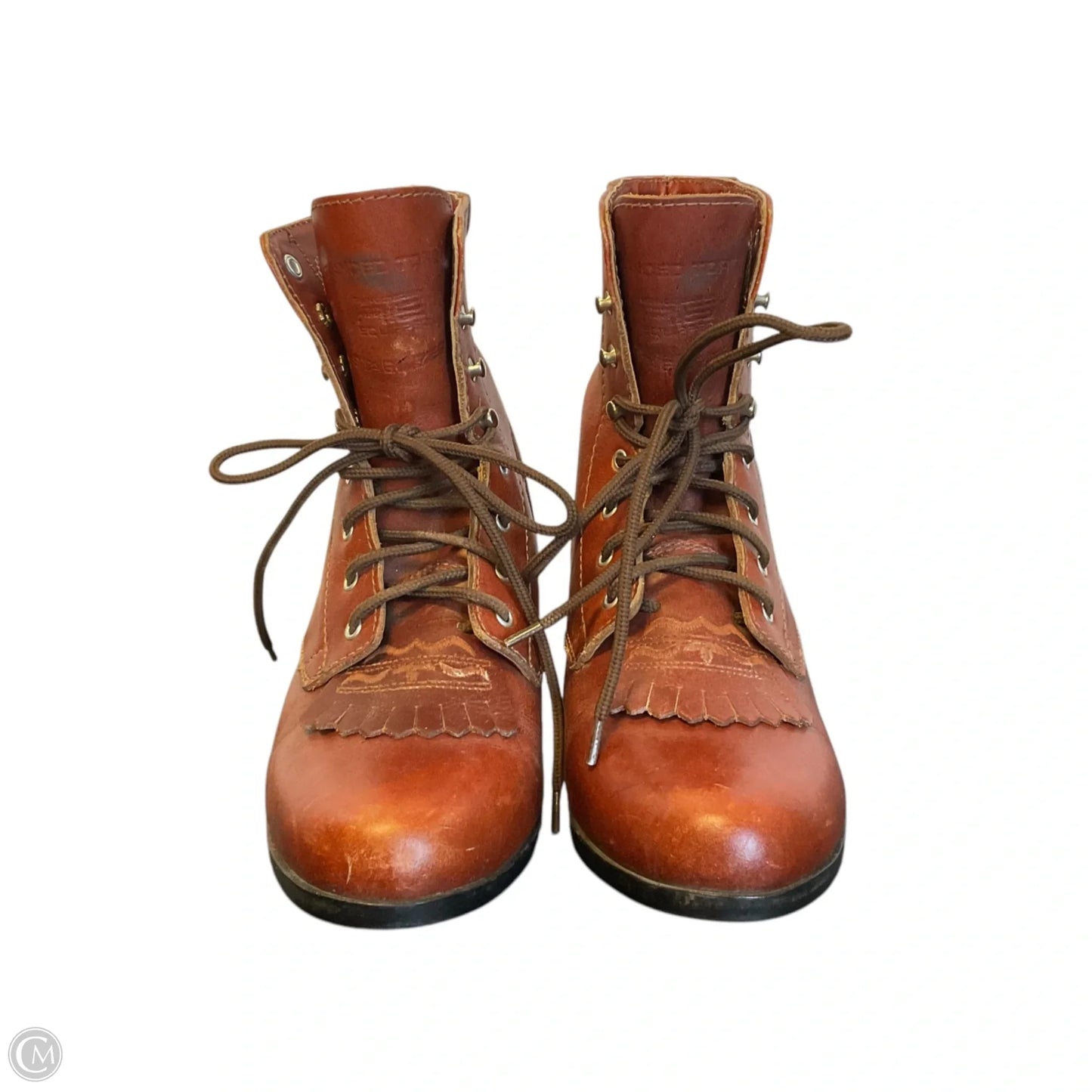 Boots Leather By Ariat In Brown, Size: 6