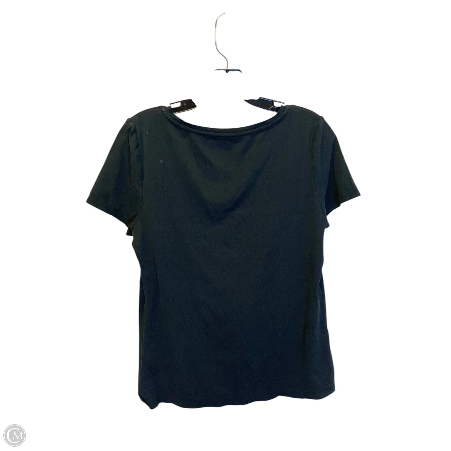 Top Short Sleeve Designer By Lilly Pulitzer In Black, Size: L