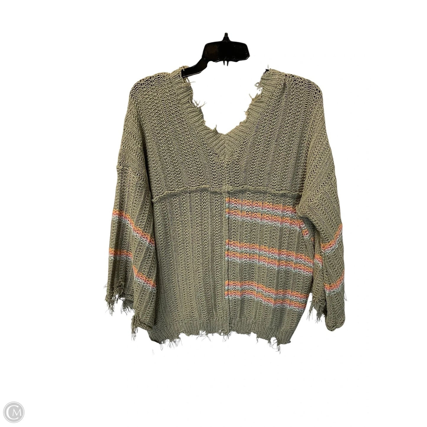Sweater By Pol In Green, Size: L