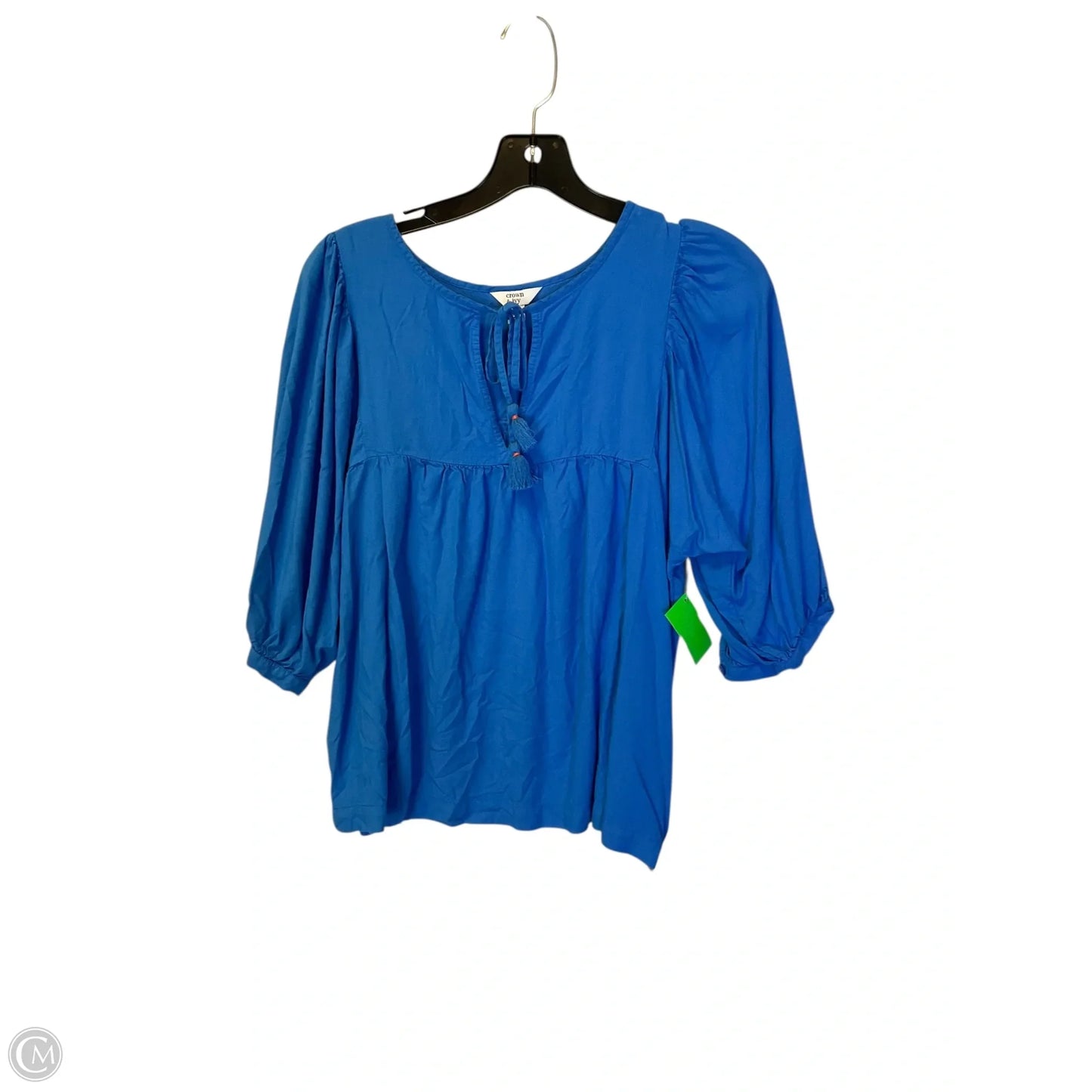 Top Short Sleeve By Crown And Ivy In Blue, Size: Xs
