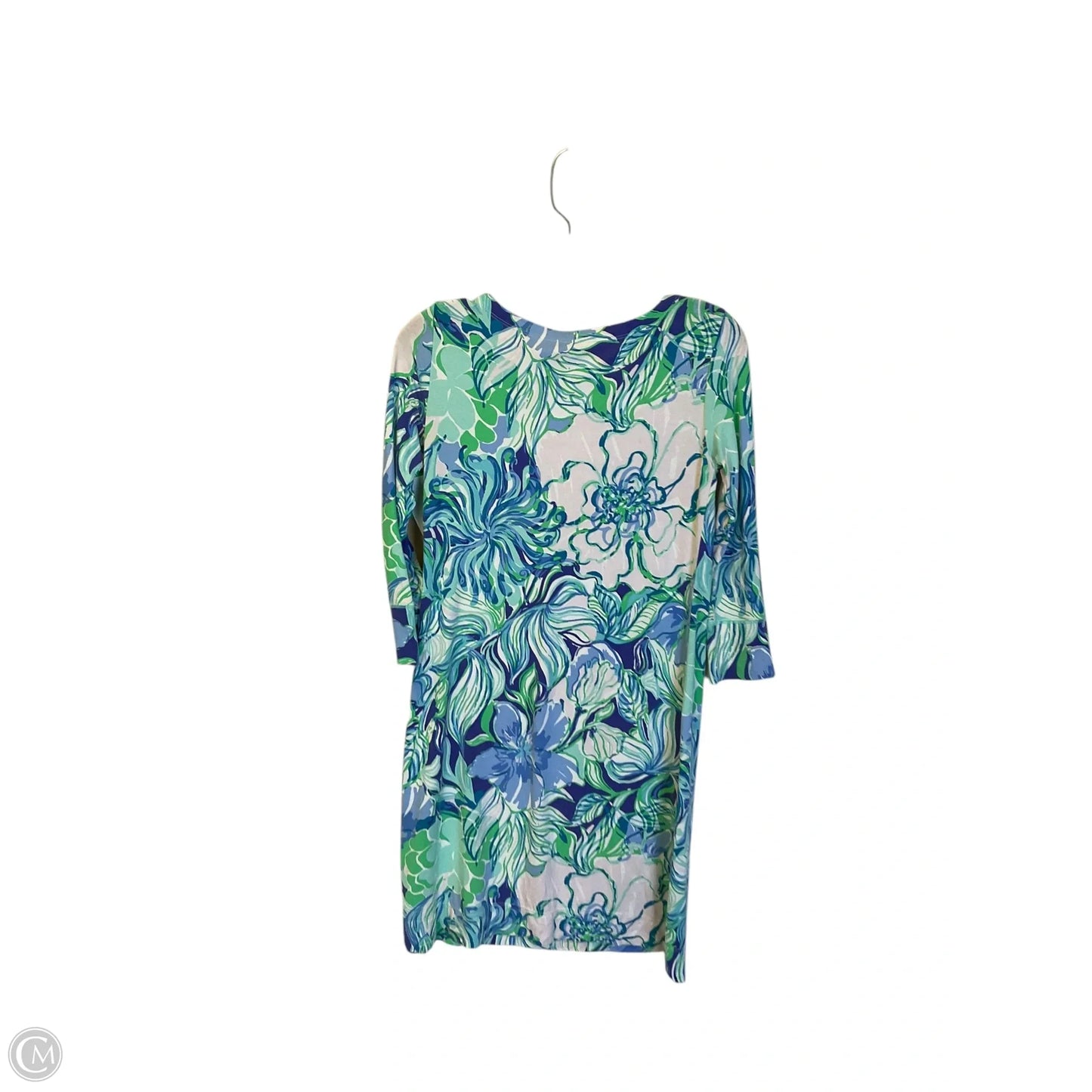 Dress Designer By Lilly Pulitzer In Blue & Green, Size: Xs