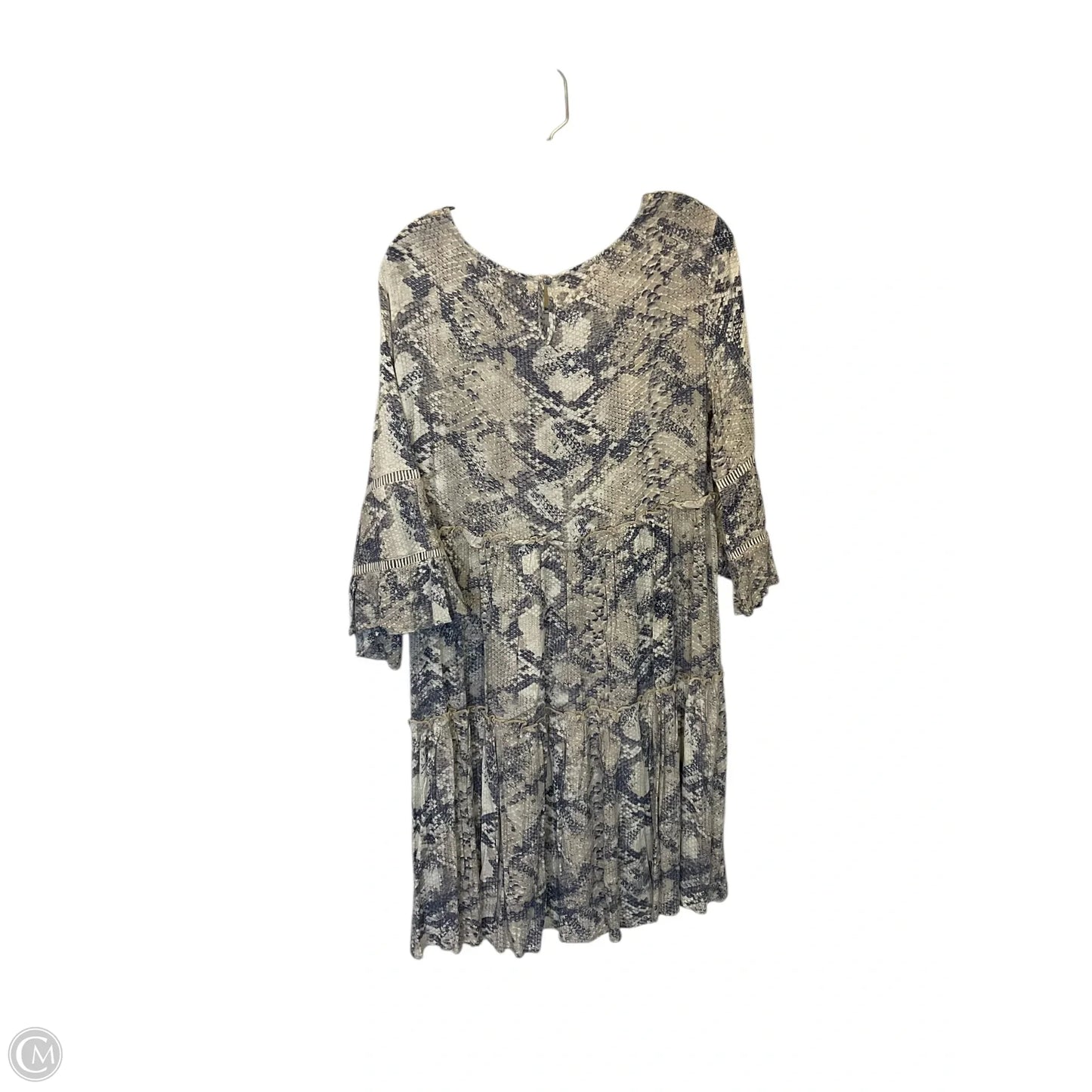 Dress Casual Short By Oddi In Snakeskin Print, Size: M