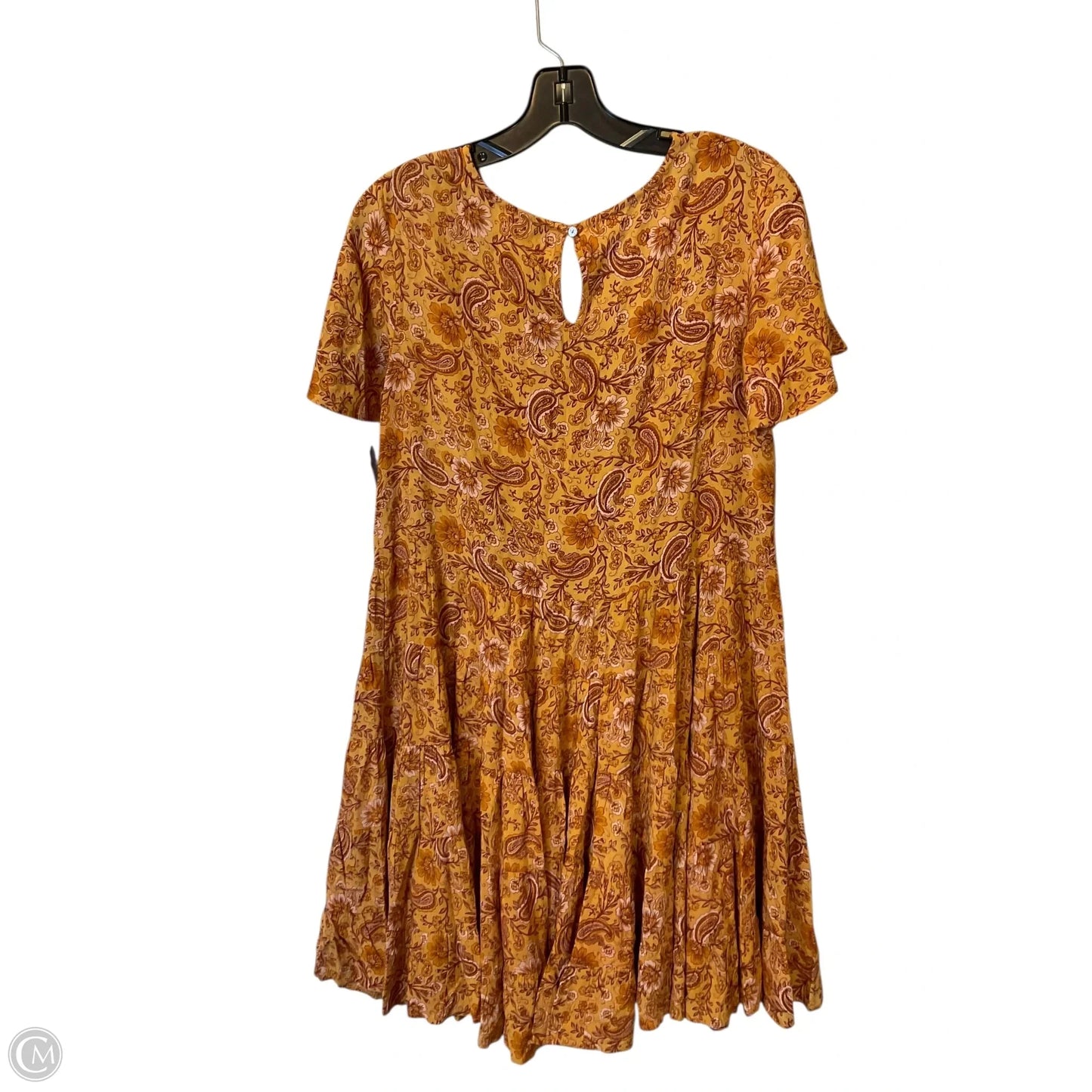 Dress Casual Short By Clothes Mentor In Yellow, Size: Xs