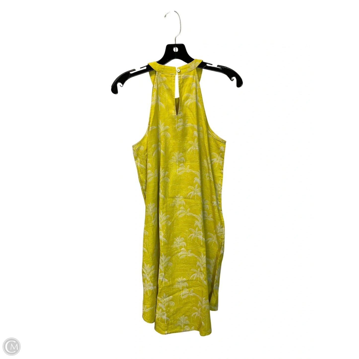 Dress Casual Midi By C And C In Yellow, Size: S