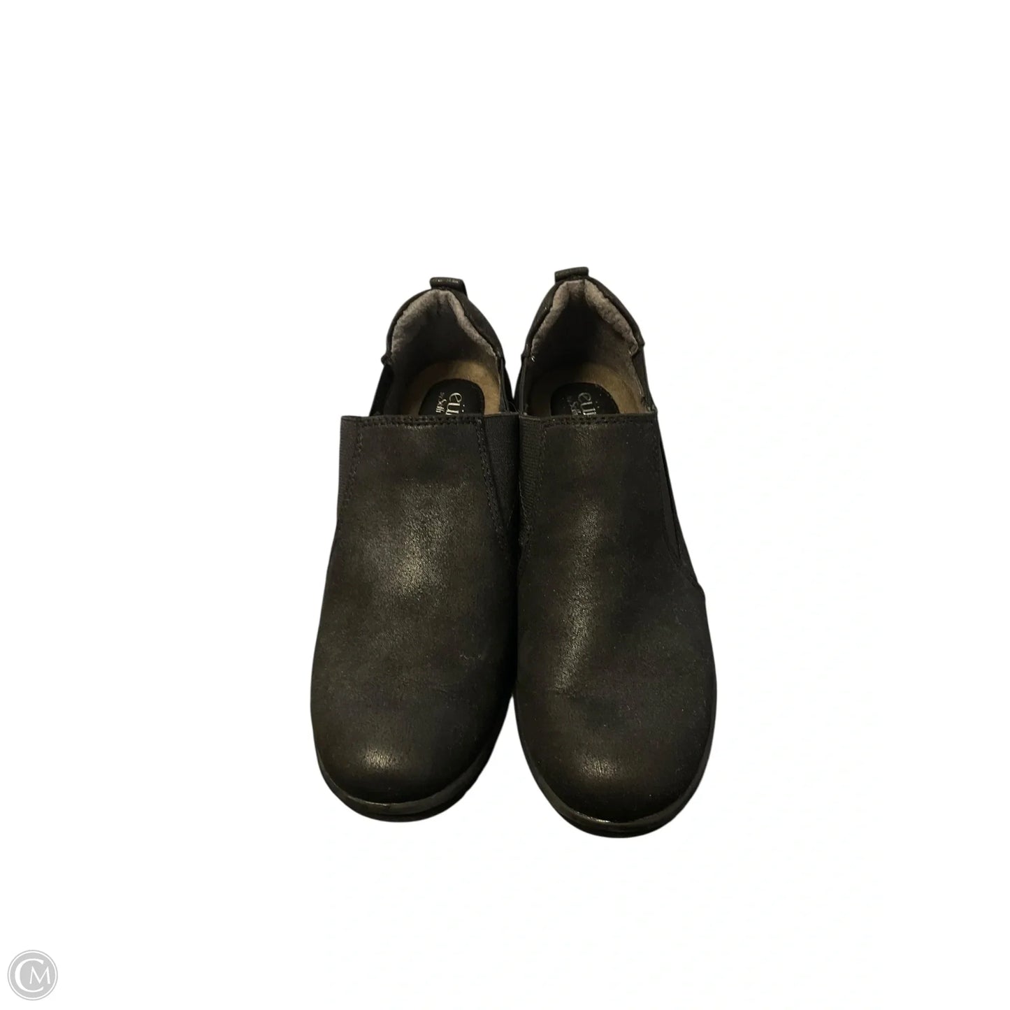 Shoes Heels Wedge By Sofft In Black, Size: 6.5