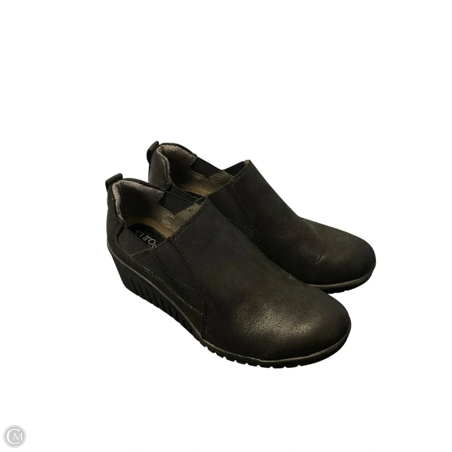 Shoes Heels Wedge By Sofft In Black, Size: 6.5