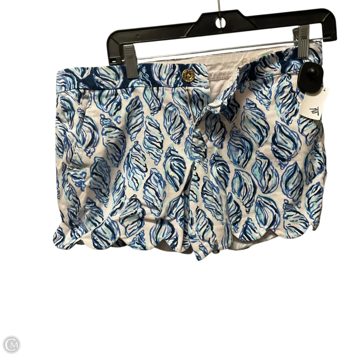 Shorts Designer By Lilly Pulitzer In Blue & White, Size: 6