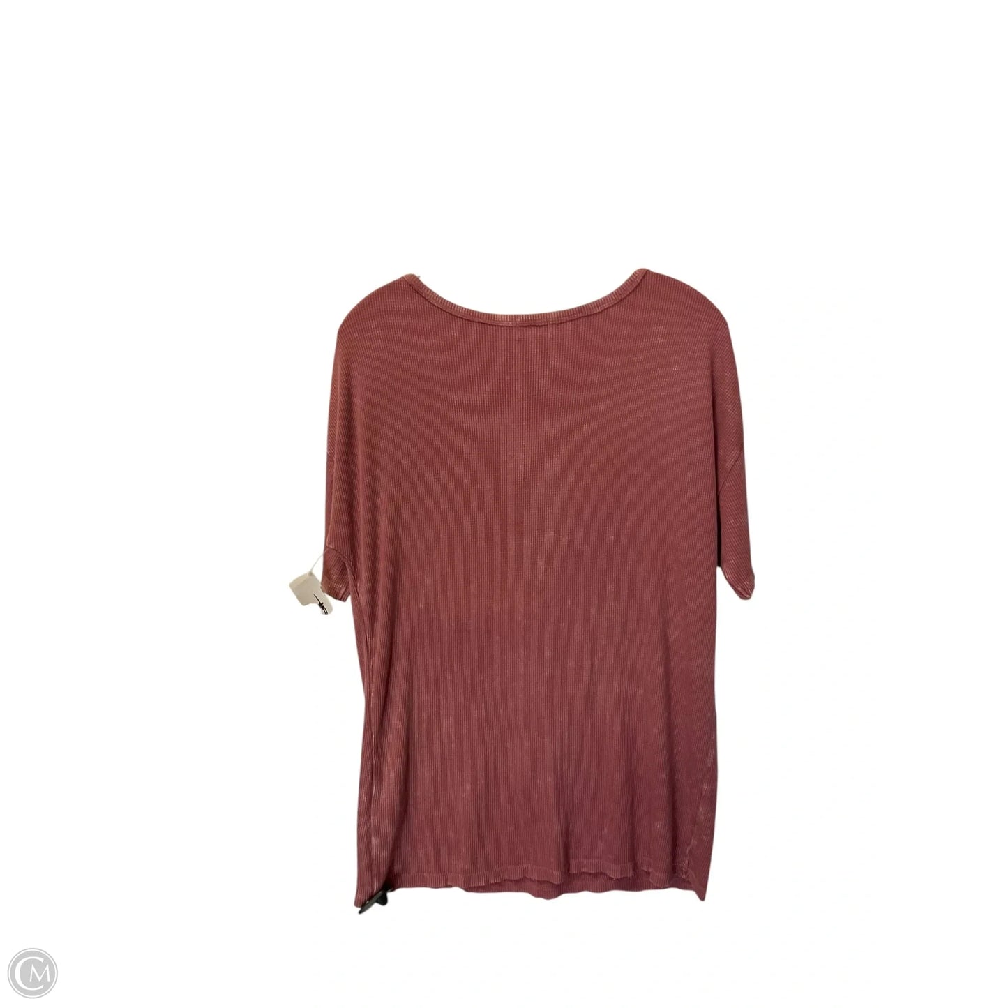 Top Short Sleeve By Bke In Pink, Size: S