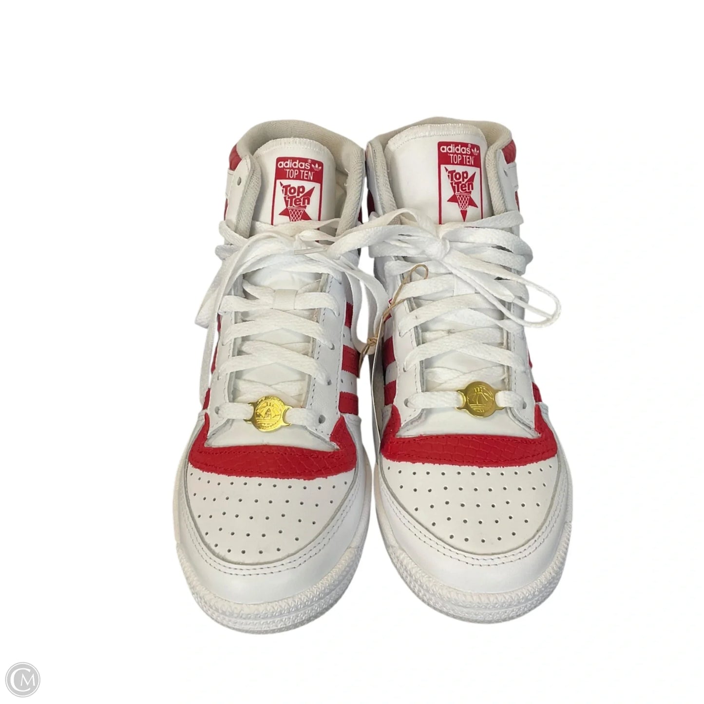 Shoes Athletic By Adidas In Red & White, Size: 7.5