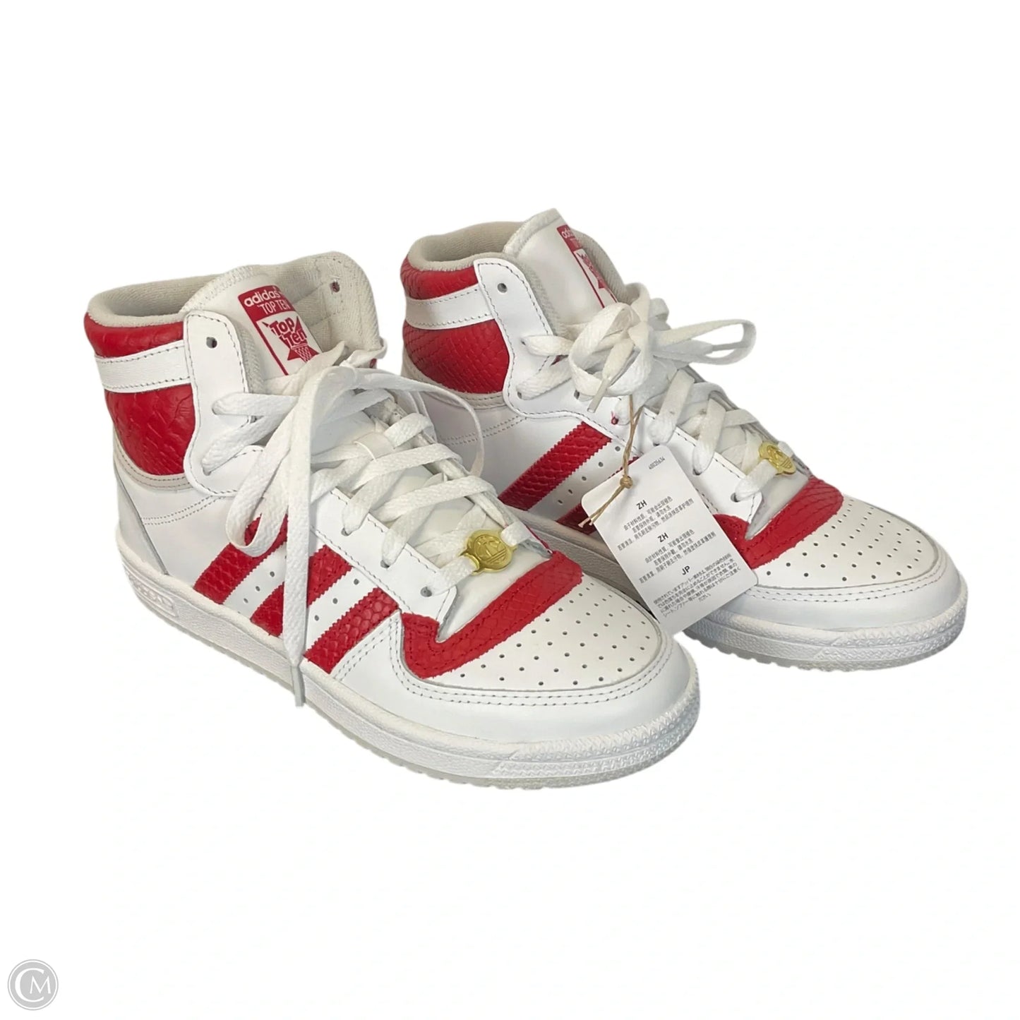 Shoes Athletic By Adidas In Red & White, Size: 7.5