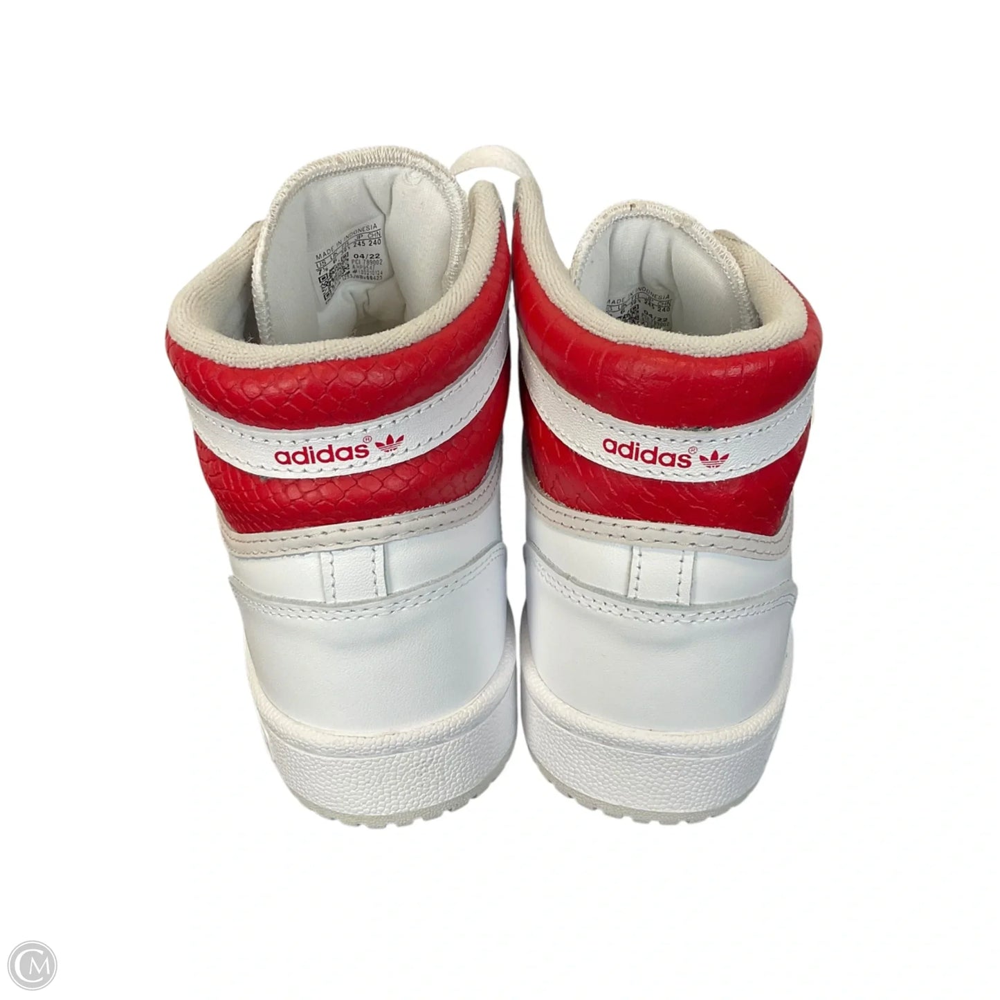 Shoes Athletic By Adidas In Red & White, Size: 7.5