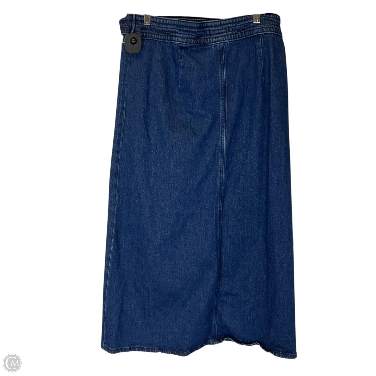 Skirt Maxi By Ann Taylor In Blue Denim, Size: 8