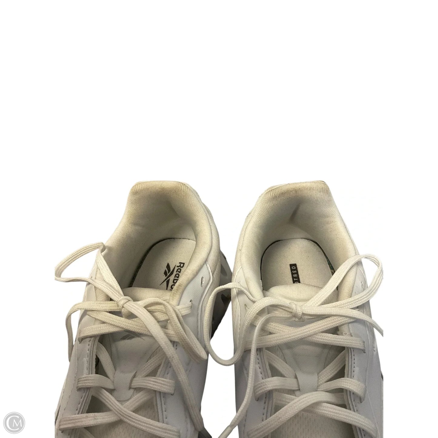 Shoes Athletic By Reebok In White, Size: 7.5