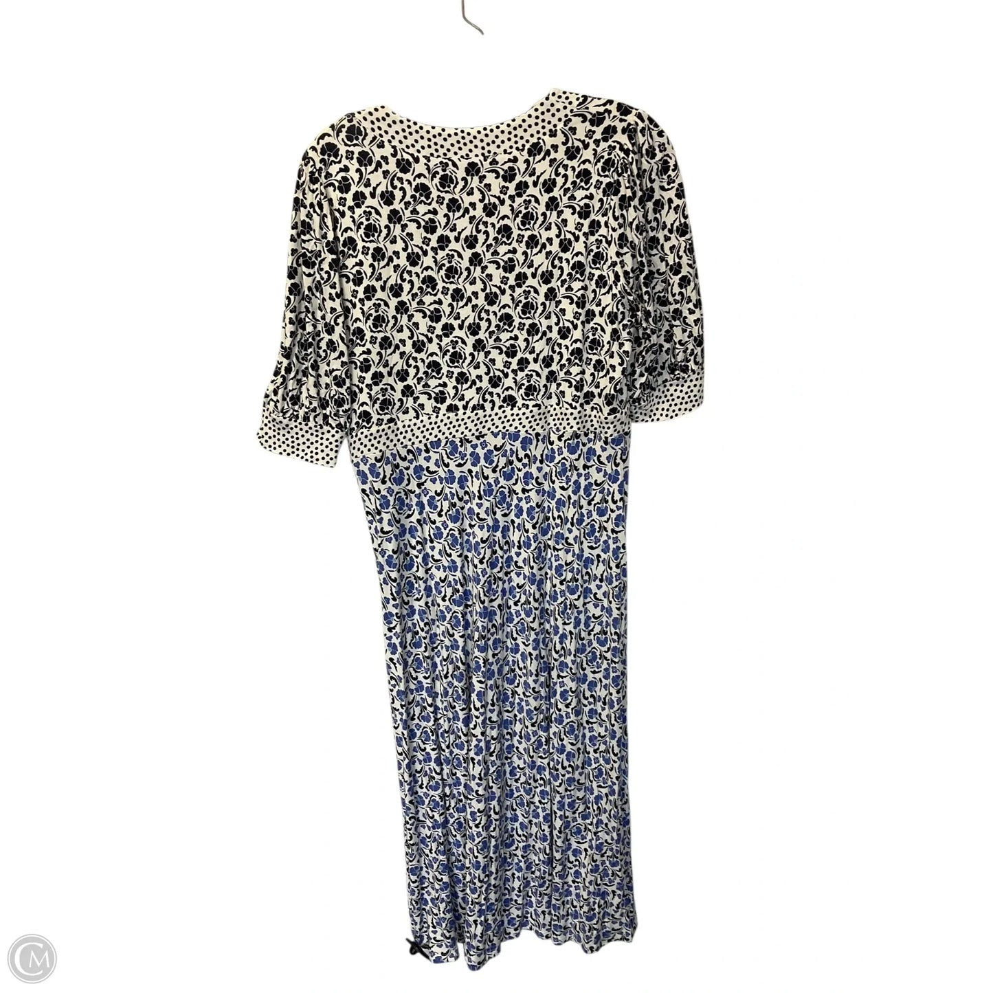 Dress Casual Maxi By Boden In Blue & White, Size: 8