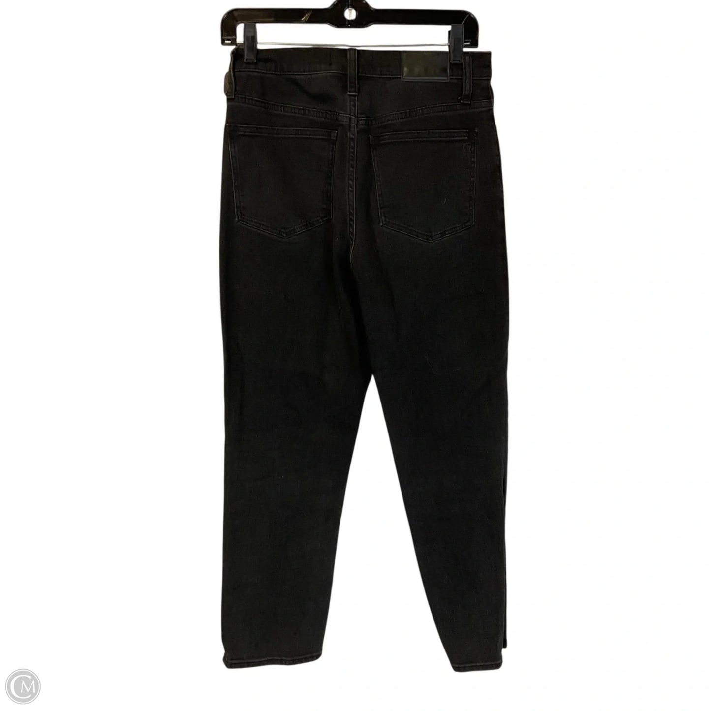 Jeans Straight By Madewell In Black Denim, Size: 2
