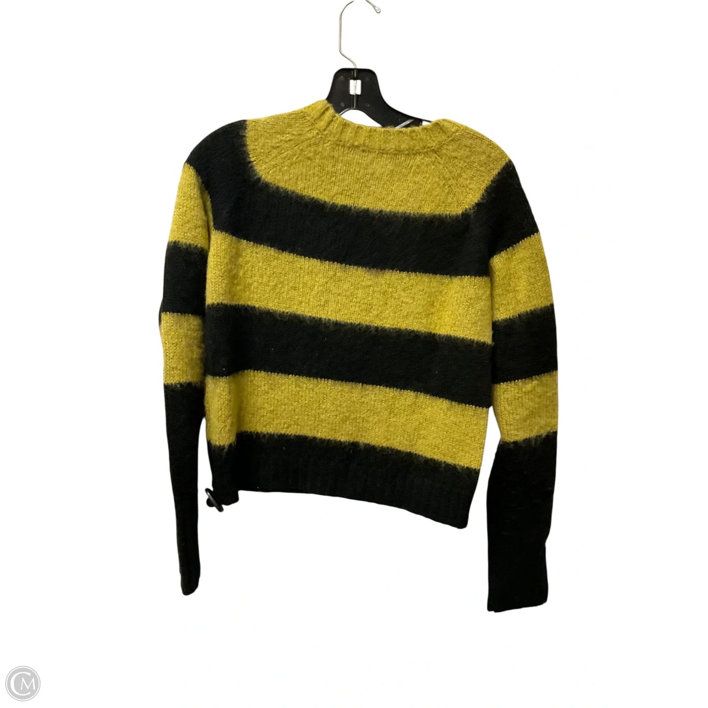Sweater Designer By All Saints In Black & Yellow, Size: S