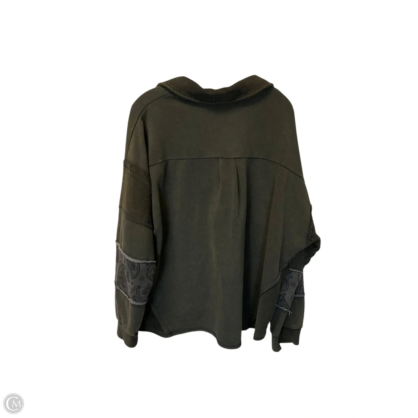 Sweatshirt Collar By New In In Grey, Size: 1x