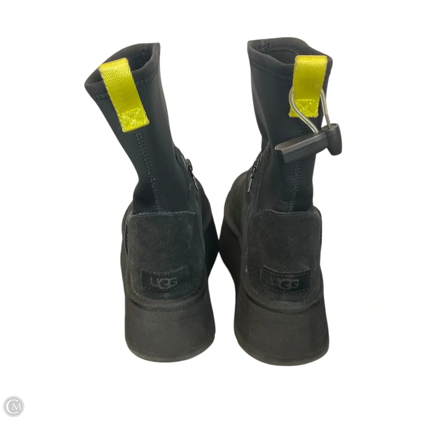 Boots Designer By Ugg In Black, Size: 8