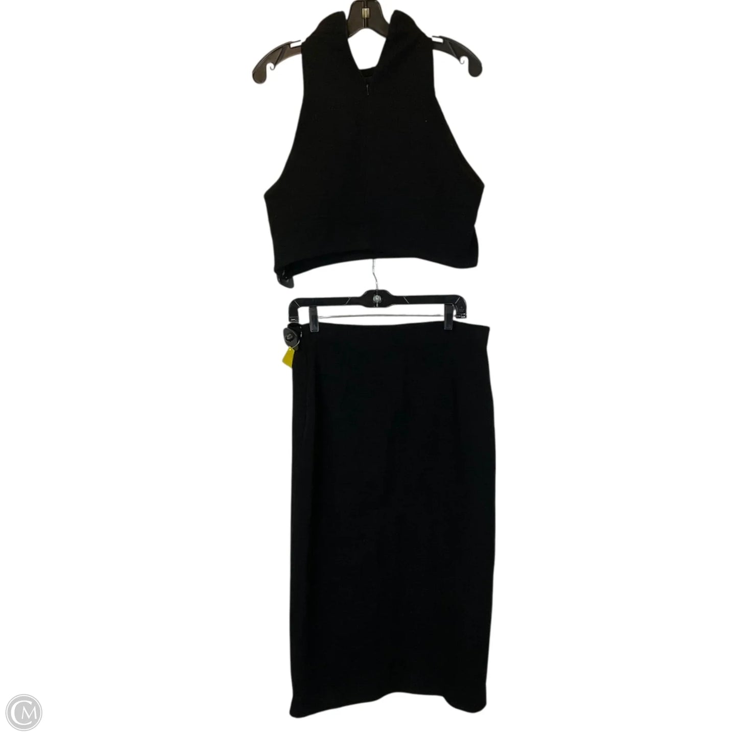 Skirt Set 2pc By Zara In Black, Size: L