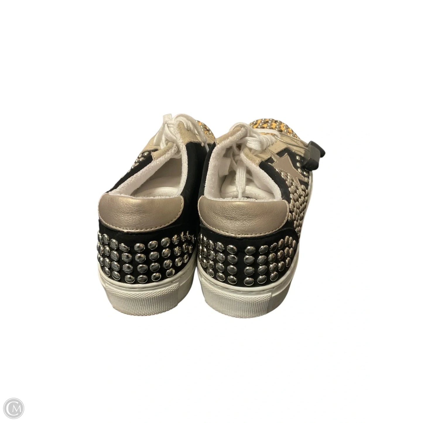 Shoes Sneakers By Steve Madden In Black & Grey, Size: 9