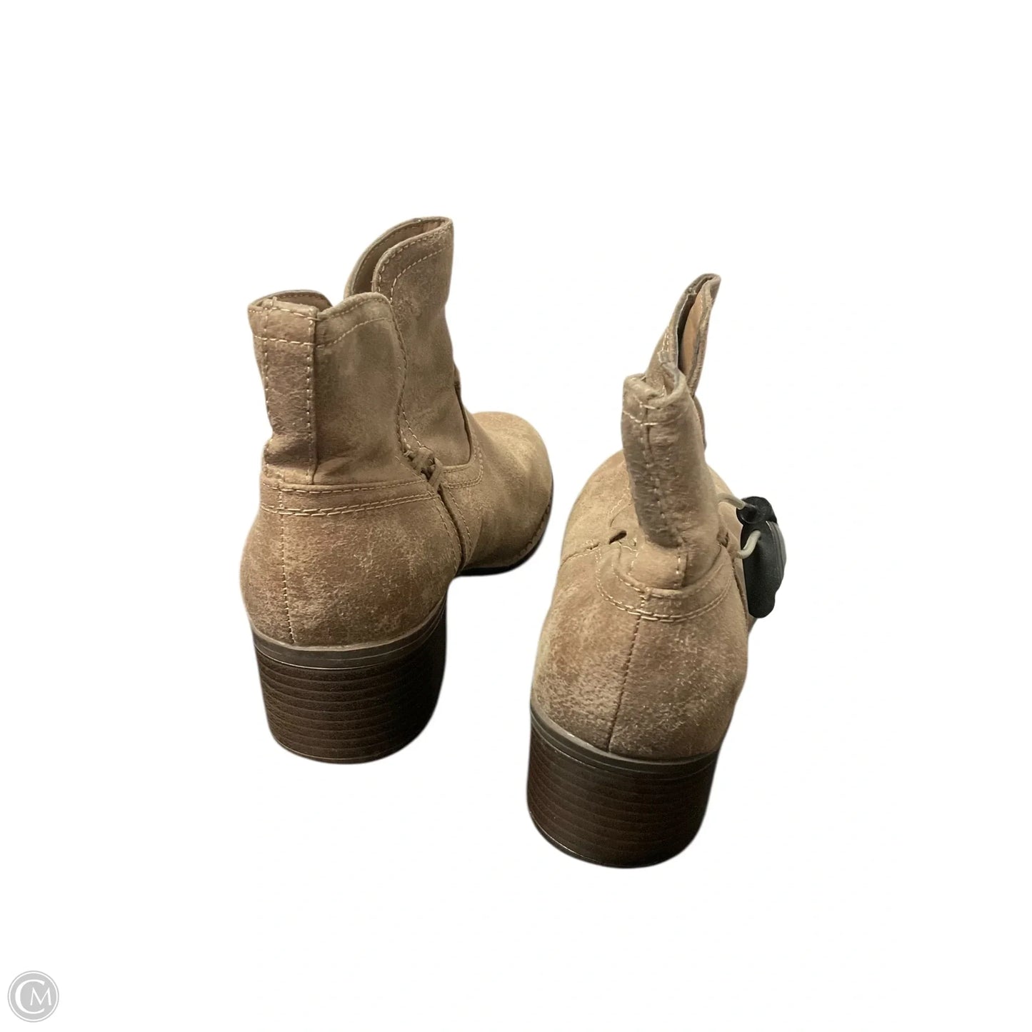 Boots Ankle Heels By True Craft In Brown, Size: 7