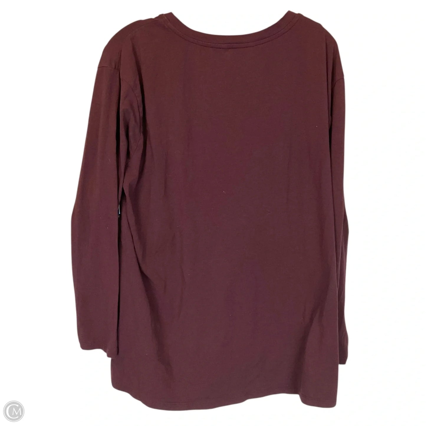 Top Long Sleeve Basic By Athleta In Purple, Size: Xlp