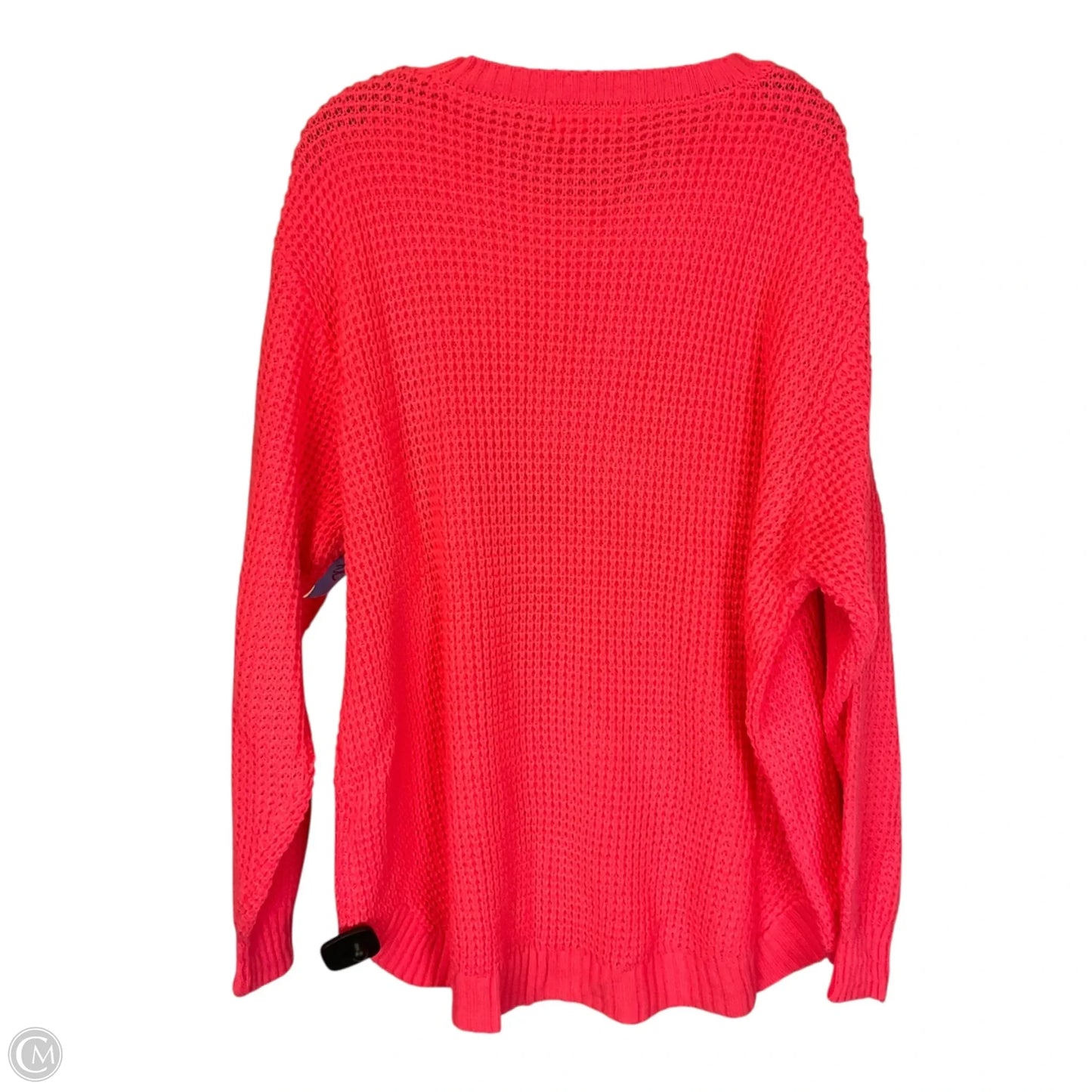 Sweater By Zenana In Pink, Size: 2x