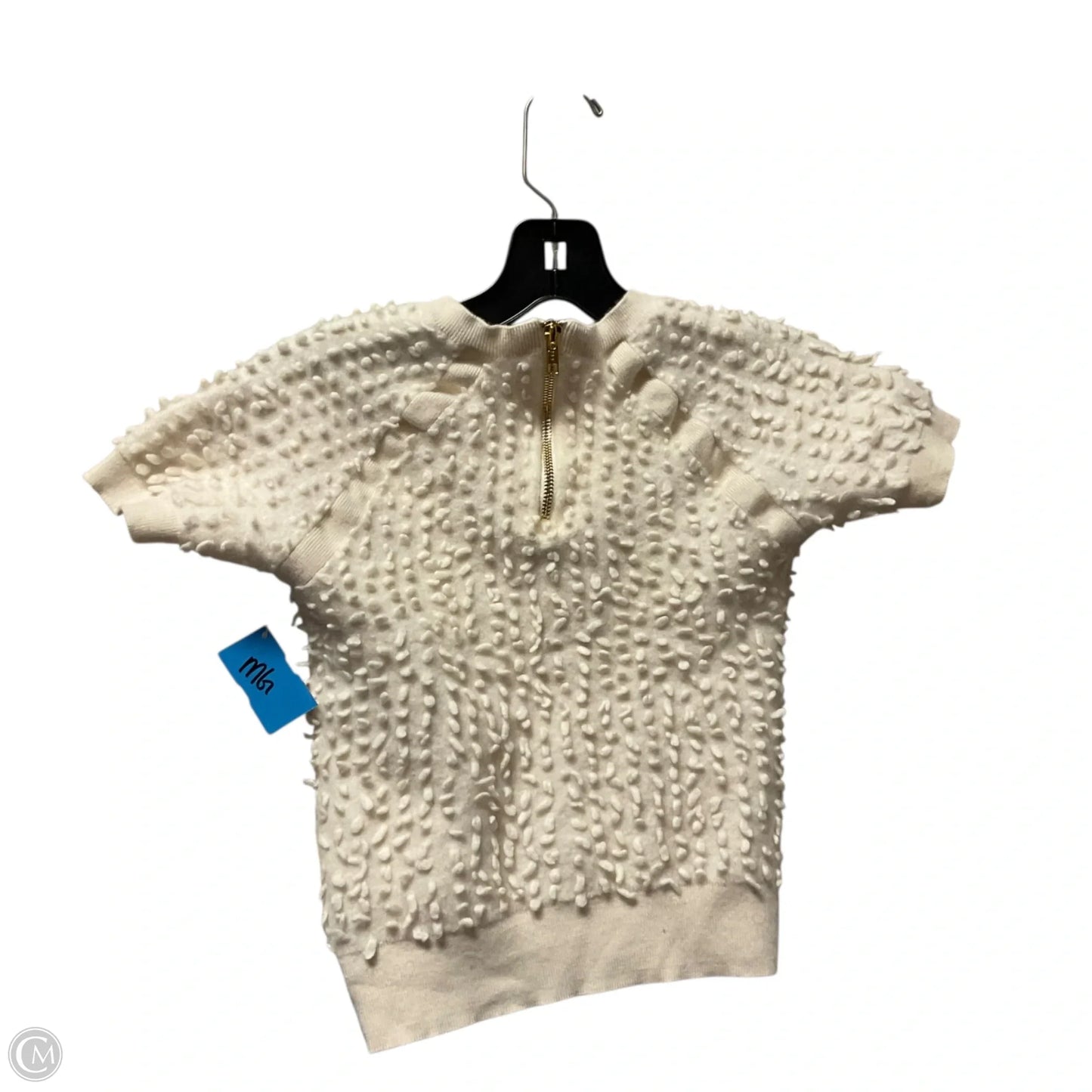 Top Short Sleeve By Maeve In Cream, Size: S