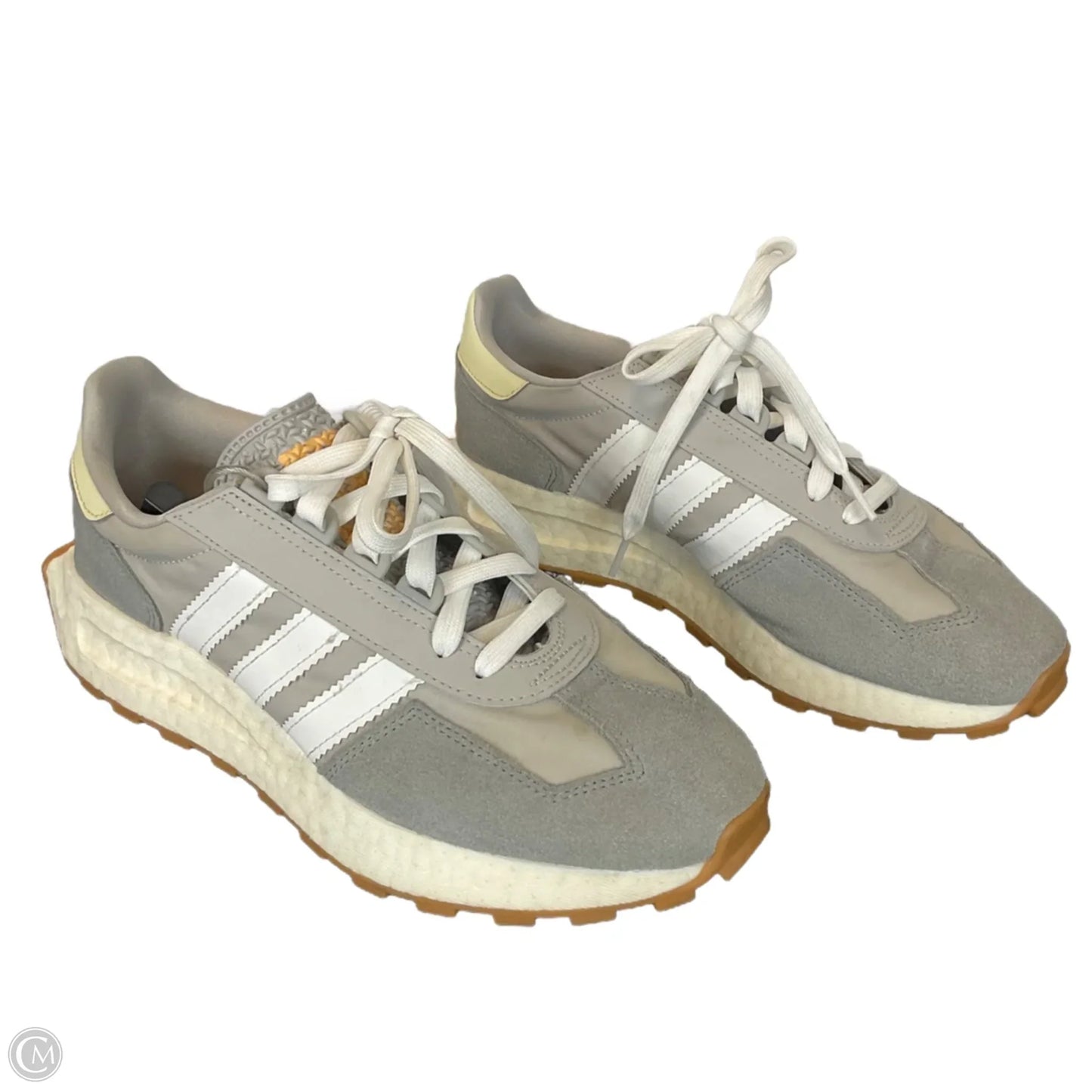 Shoes Athletic By Adidas In Grey, Size: 9