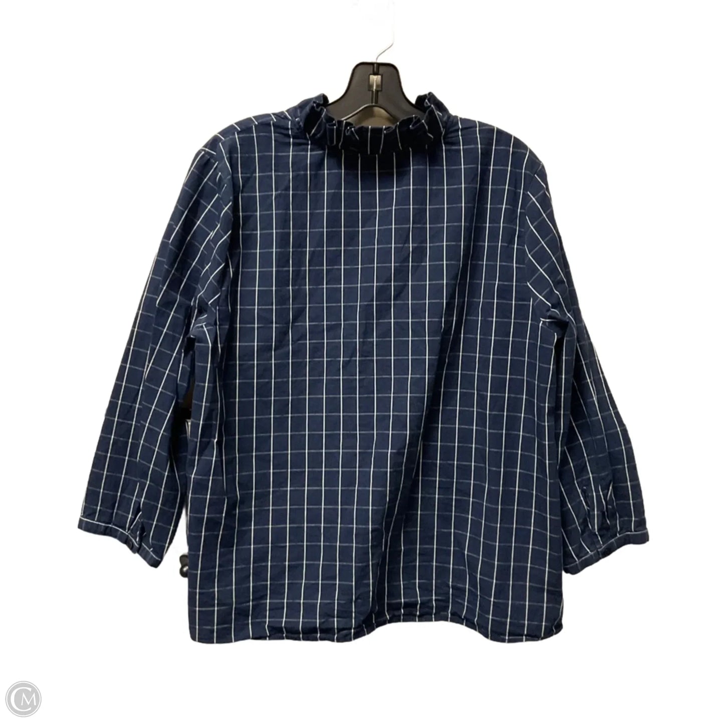 Top Long Sleeve By Crown And Ivy In Navy, Size: Xl