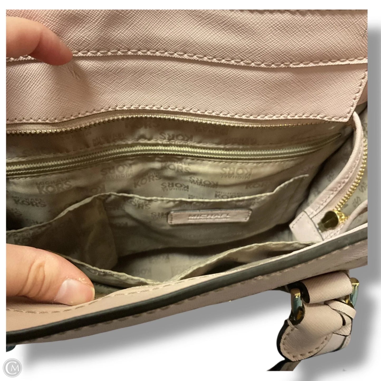 Handbag Designer By Michael Kors, Size: Medium