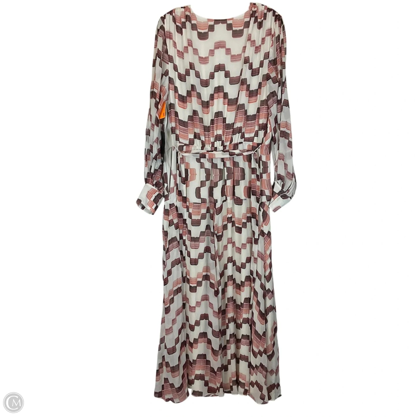 Dress Casual Maxi By White House Black Market In Orange & Red, Size: 12