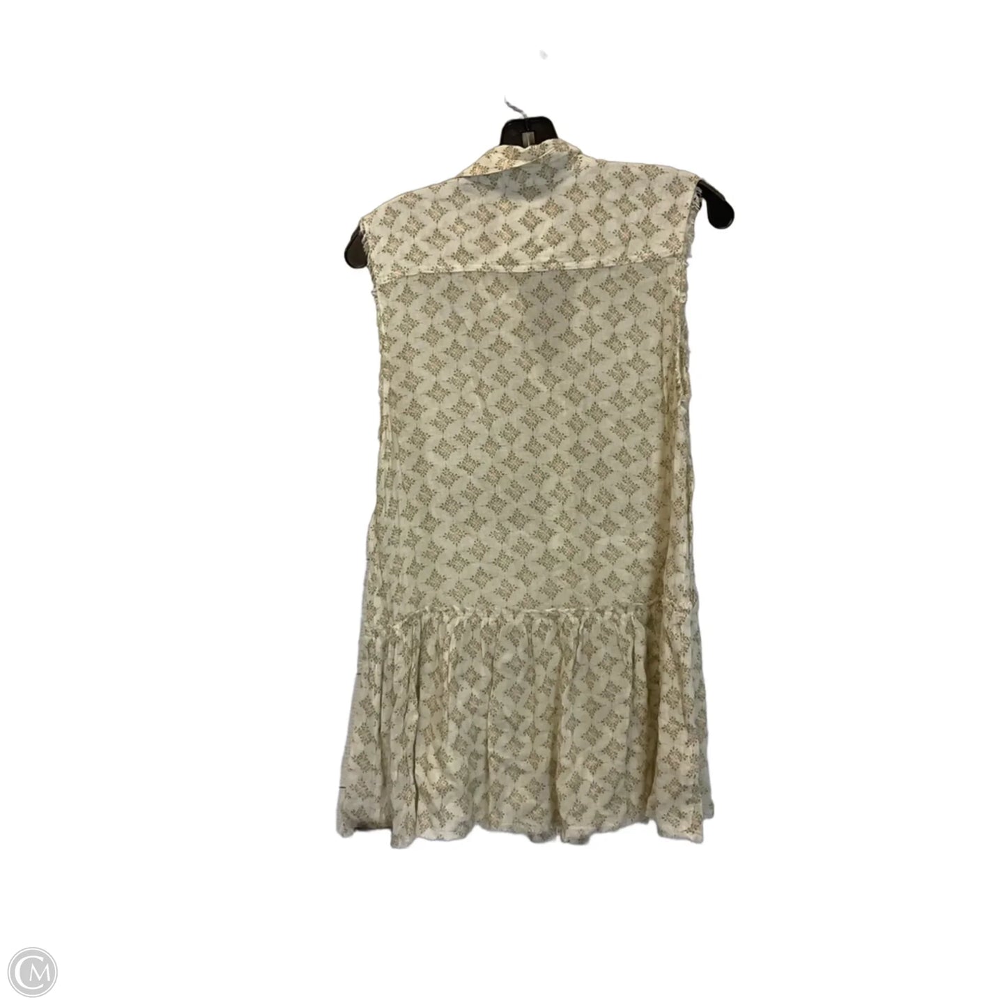 Top Sleeveless By We The Free In Cream & Green, Size: Xs