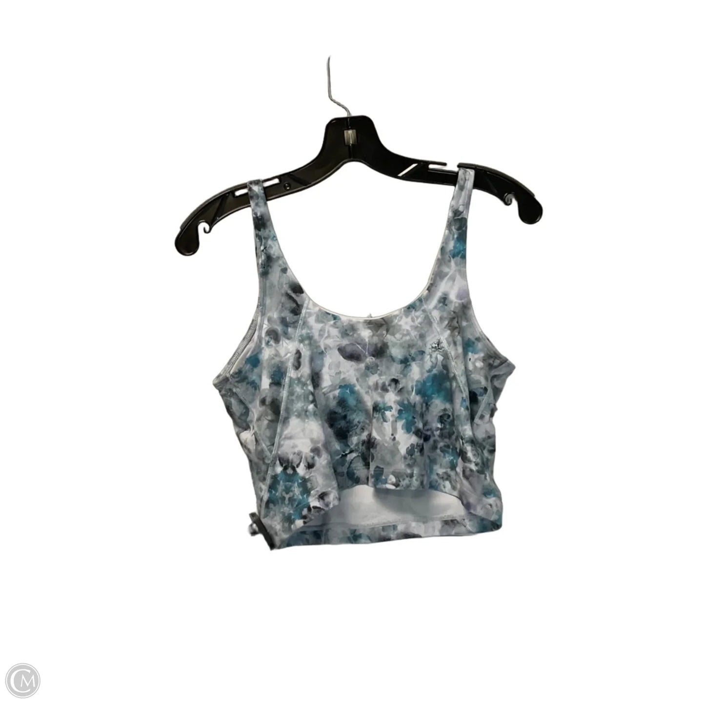 Athletic Tank Top By Lululemon In Blue & Grey, Size: 10