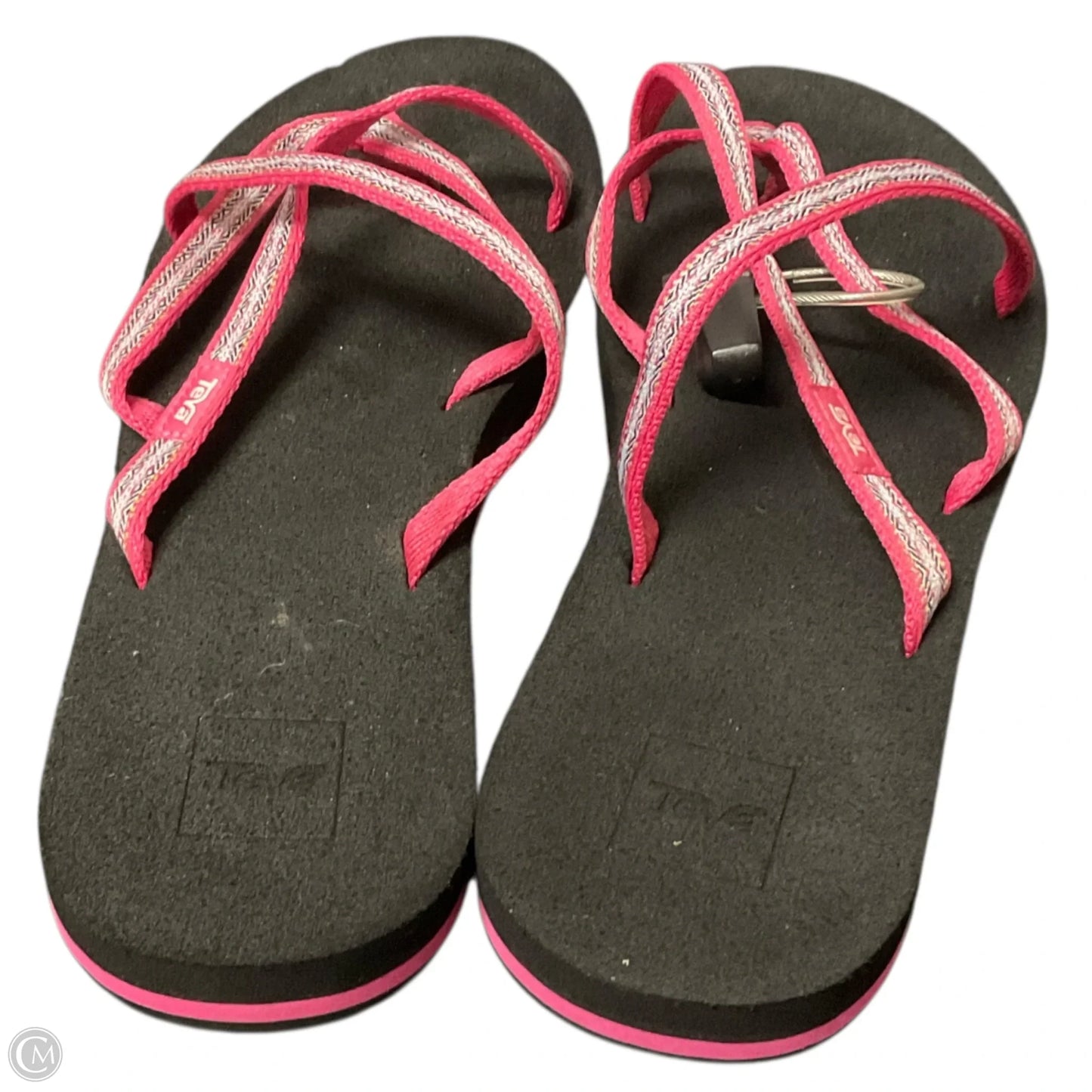 Sandals Flats By Teva In Pink, Size: 10