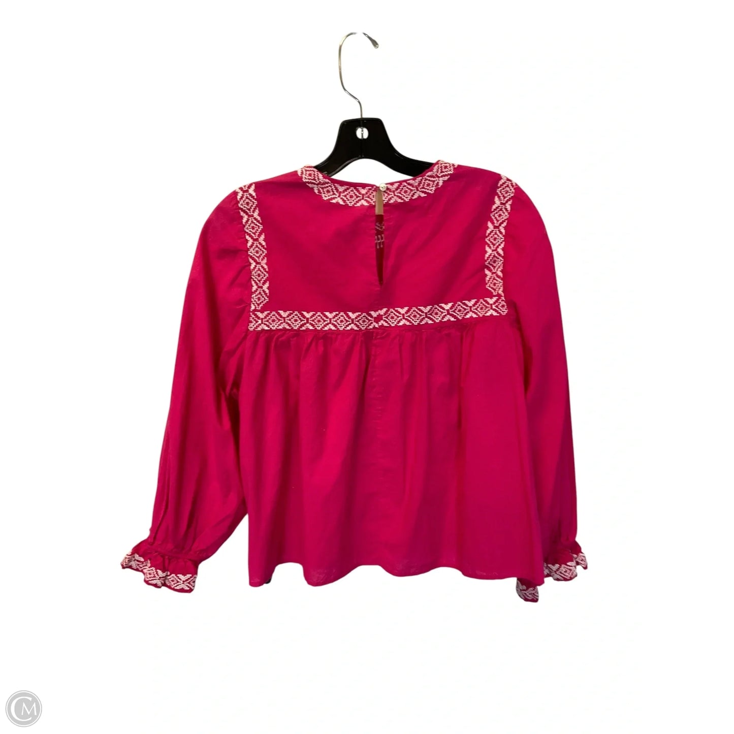 Top Long Sleeve By Clothes Mentor In Pink, Size: M