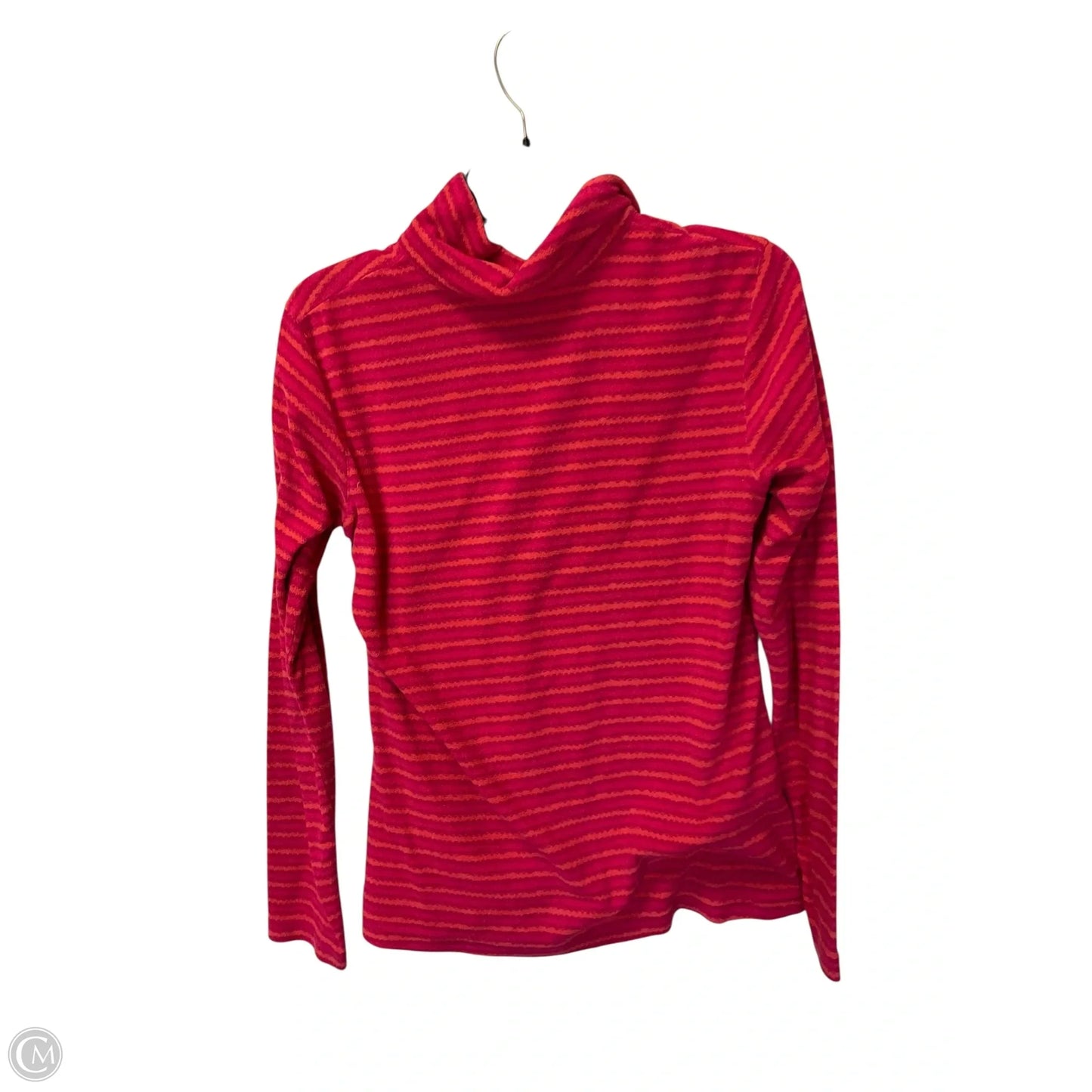 Jacket Fleece By Columbia In Striped Pattern, Size: M