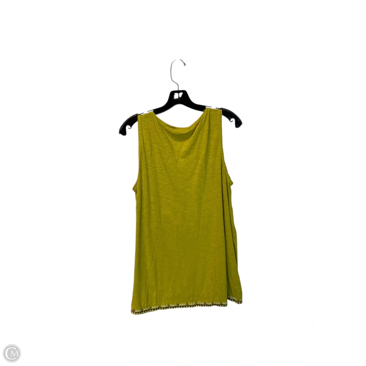 Top Sleeveless By J. Jill In Yellow, Size: L
