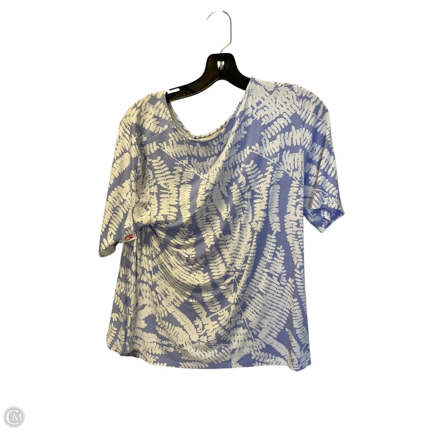 Top Short Sleeve By Chicos In Purple, Size: S